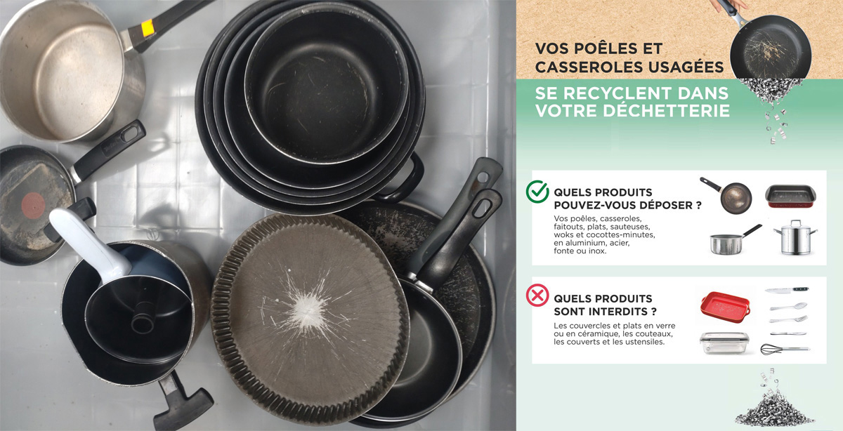 Point de Collecte des Poles et Casseroles en Ressourcerie