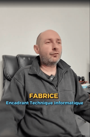 Fabrice raconte son parcours, de l'insertion � l'encadrement technique 